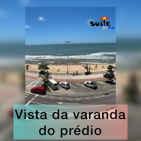 Suite Mar 210 - Economica E Compacta - Praia Do Morro - Predio Frente Mar Com Elevador, Atravessou A Avenida, Ja Esta Na Praia - Garagem - Internet Guarapari Luaran gambar