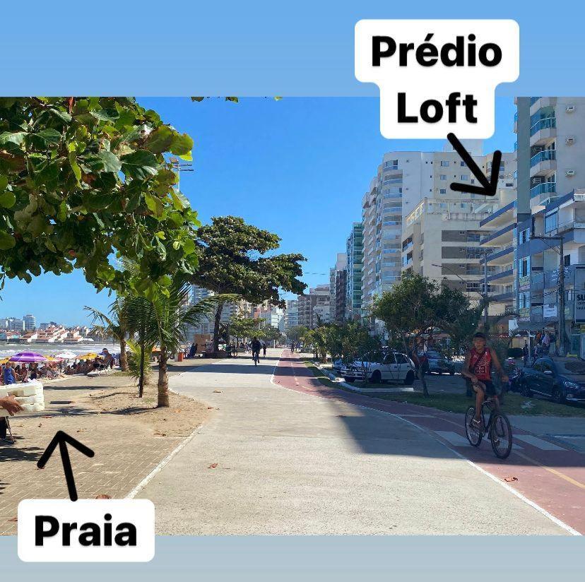 Suite Mar 210 - Economica E Compacta - Praia Do Morro - Predio Frente Mar Com Elevador, Atravessou A Avenida, Ja Esta Na Praia - Garagem - Internet Guarapari Luaran gambar