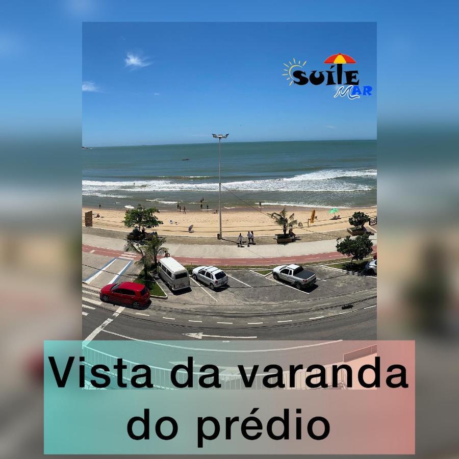 Suite Mar 210 - Economica E Compacta - Praia Do Morro - Predio Frente Mar Com Elevador, Atravessou A Avenida, Ja Esta Na Praia - Garagem - Internet Guarapari Luaran gambar