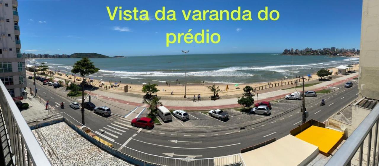 Suite Mar 210 - Economica E Compacta - Praia Do Morro - Predio Frente Mar Com Elevador, Atravessou A Avenida, Ja Esta Na Praia - Garagem - Internet Guarapari Luaran gambar