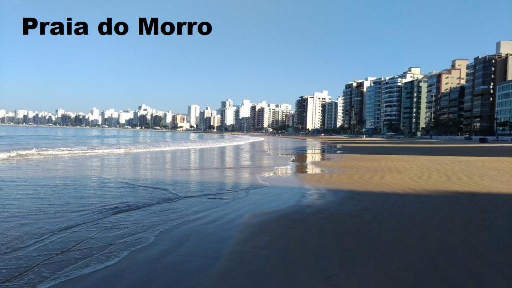 Suite Mar 210 - Economica E Compacta - Praia Do Morro - Predio Frente Mar Com Elevador, Atravessou A Avenida, Ja Esta Na Praia - Garagem - Internet Guarapari Luaran gambar