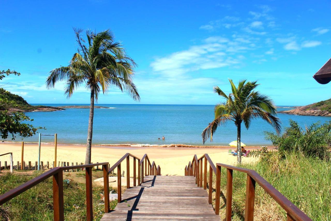 Suite Mar 210 - Economica E Compacta - Praia Do Morro - Predio Frente Mar Com Elevador, Atravessou A Avenida, Ja Esta Na Praia - Garagem - Internet Guarapari Luaran gambar
