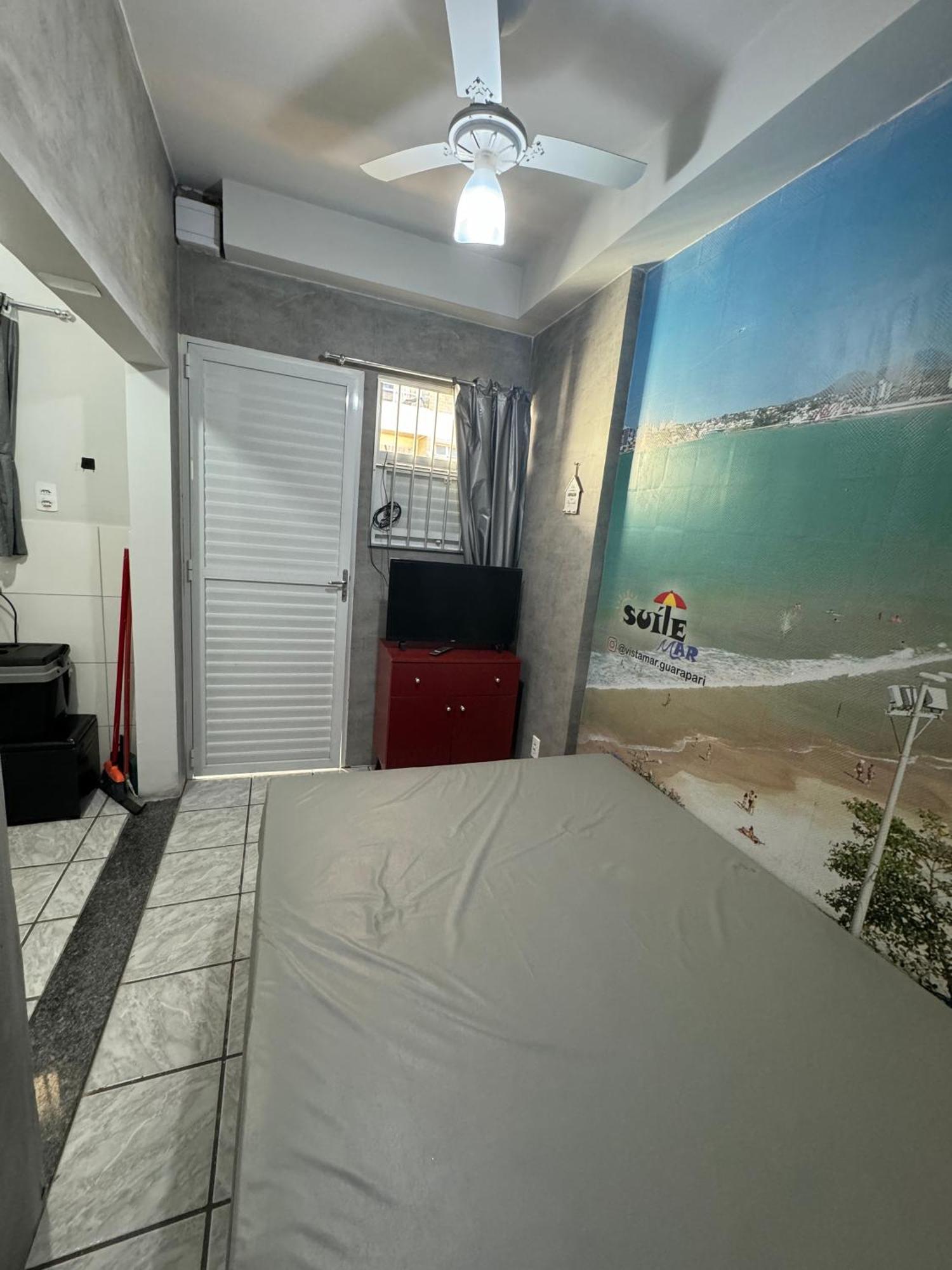 Suite Mar 210 - Economica E Compacta - Praia Do Morro - Predio Frente Mar Com Elevador, Atravessou A Avenida, Ja Esta Na Praia - Garagem - Internet Guarapari Luaran gambar