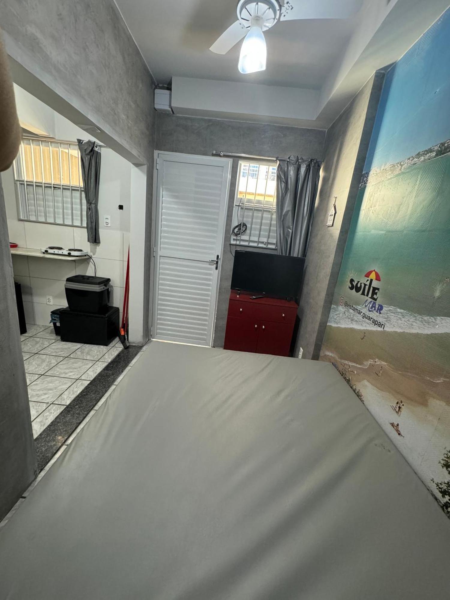 Suite Mar 210 - Economica E Compacta - Praia Do Morro - Predio Frente Mar Com Elevador, Atravessou A Avenida, Ja Esta Na Praia - Garagem - Internet Guarapari Luaran gambar