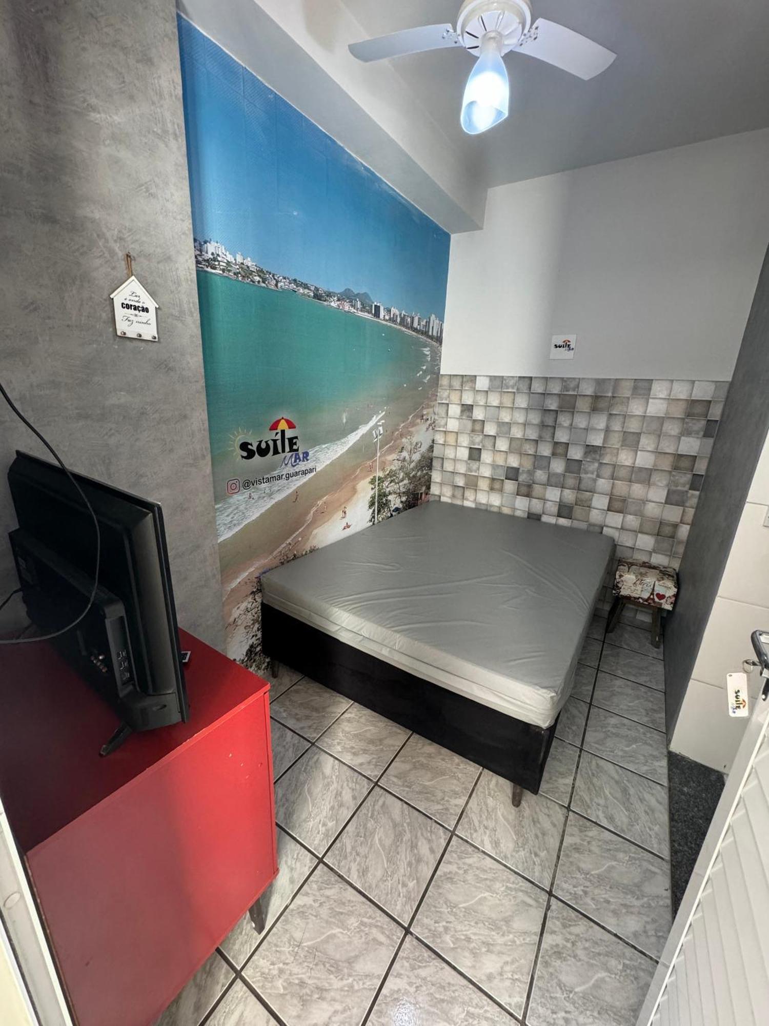 Suite Mar 210 - Economica E Compacta - Praia Do Morro - Predio Frente Mar Com Elevador, Atravessou A Avenida, Ja Esta Na Praia - Garagem - Internet Guarapari Luaran gambar